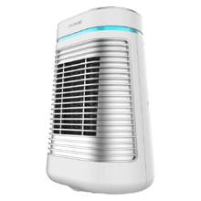 Riscaldatore da tavolo ReadyWarm 1550 Max Ceramic Rotate Smart White Ceramic da 1500 W, oscillazione, display digitale, termostato regolabile e 3 modalità di funzionamento.