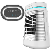 ReadyWarm 1550 Max Ceramic Rotate Smart White Keramik-Tischheizgerät mit 1500 W, Oszillation, Digitalanzeige, einstellbarem Thermostat und 3 Betriebsmodi.