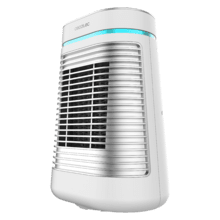 Riscaldatore da tavolo ReadyWarm 1550 Max Ceramic Rotate Smart White Ceramic da 1500 W, oscillazione, display digitale, termostato regolabile e 3 modalità di funzionamento.