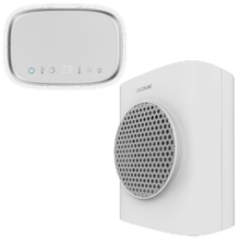 ReadyWarm 1570 Max Ceramic Smart White Riscaldatore da tavolo in ceramica da 1500 W, display digitale, termostato regolabile e 3 modalità di funzionamento.