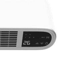 ReadyWarm 2000 Max Box Ceramic Connected Scaldabagno in ceramica da 2000 W, controllo Wi-Fi e protezione IP22.