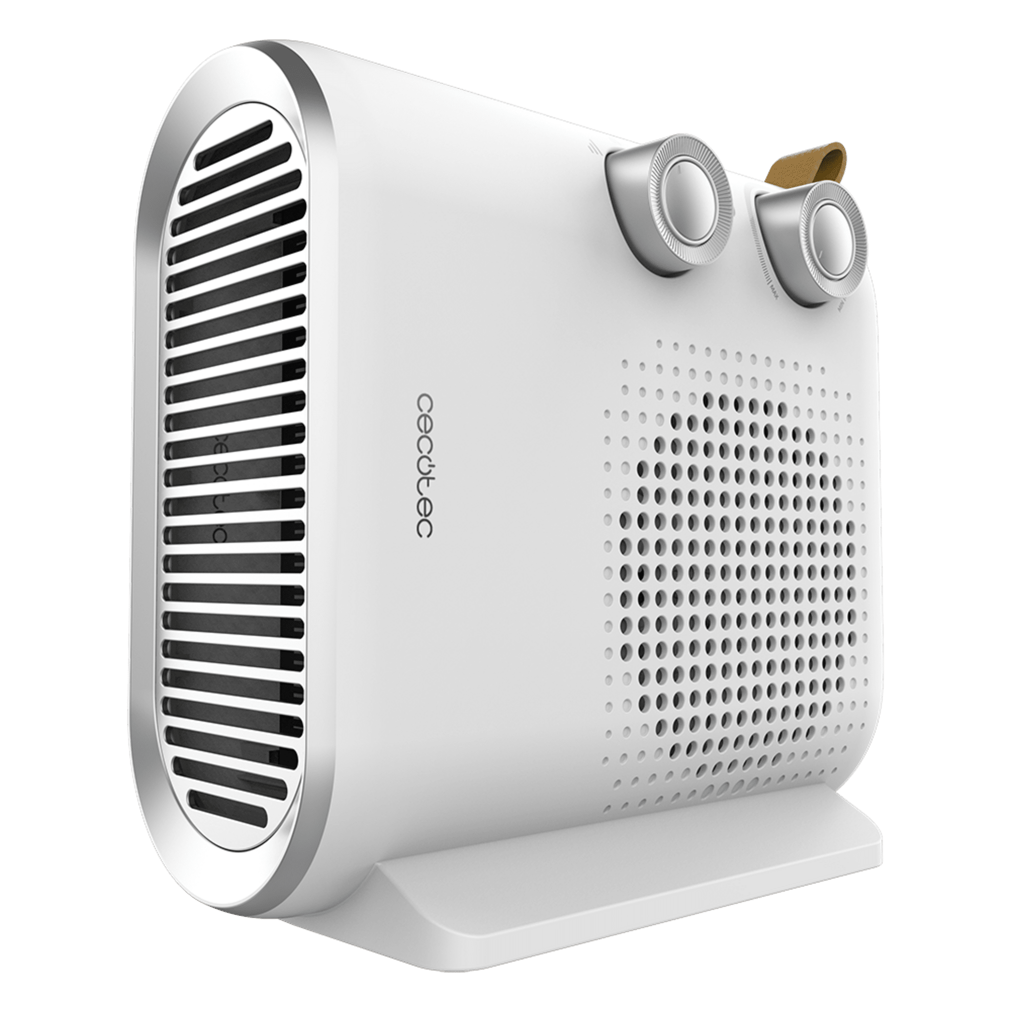 Cecotec Calefactor Eléctrico ReadyWarm 2070 Max Dual White,Termoventilador  1800 W, 2 niveles de potencia y 3 modos de funcionamiento, 15 m2