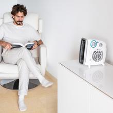 ReadyWarm 2070 Max Dual White Chauffage soufflant de 1800 W avec 2 niveaux de puissance et 3 modes de fonctionnement.