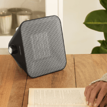 Radiateur de table ReadyWarm 1500 Max Ceramic Design Noir en céramique de 1500 W, thermostat réglable et 3 modes de fonctionnement.