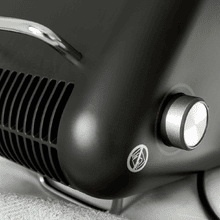 Radiateur de table ReadyWarm 1500 Max Ceramic Design Noir en céramique de 1500 W, thermostat réglable et 3 modes de fonctionnement.