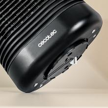 ReadyWarm 1550 Max Ceramic Rotate Smart Black Aquecedor de mesa em cerâmica com 1500 W, oscilação, display digital, termostato ajustável e 3 modos de operação.