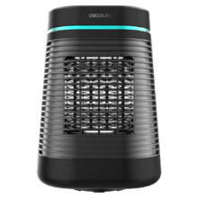 ReadyWarm 1550 Max Ceramic Rotate Smart Black Calefactor cerámico de sobremesa con 1500 W, oscilación, pantalla digital, termostato regulable y 3 modos de funcionamiento.