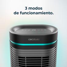 ReadyWarm 1550 Max Ceramic Rotate Smart Black Aquecedor de mesa em cerâmica com 1500 W, oscilação, display digital, termostato ajustável e 3 modos de operação.