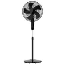 EnergySilence 515 MaxFlow Black Ventilatore a piantana da 16", con 45W, timer, 3 velocità e oscillazione.