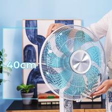 EnergySilence 610 Max Flow Ventilateur sur pied de 16" avec 70 W, minuterie, oscillation et hauteur réglable.