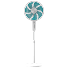 EnergySilence 610 Max Flow Ventilateur sur pied de 16" avec 70 W, minuterie, oscillation et hauteur réglable.