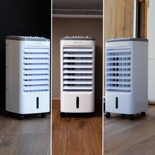 EnergySilence 3500 Cool Compact Condizionatore evaporativo da 65 W, capacità del serbatoio di 3,5 litri, 3 velocità e oscillazione.