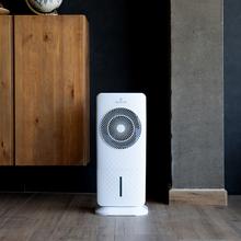 EnergySilence 3500 Cool Compact Smart 65 W Verdunstungsklimaanlage, 3,5 Liter Tankinhalt, Touch- und Fernsteuerung, 3 Geschwindigkeiten, 12-Stunden-Timer und Oszillation.