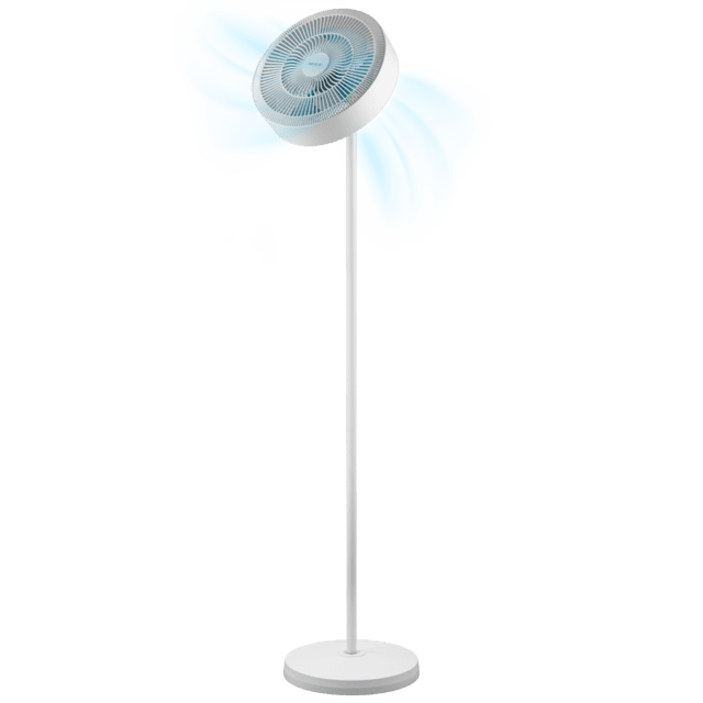 Ventilador de Pie CECOTEC EnergySilence FanLamp con aro de luz LED