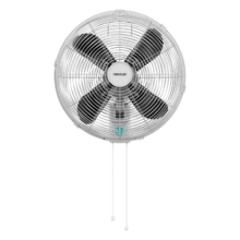 EnergySilence 4500 Power Wall Ventilador de pared de 18 ", con 50 W, 3 velocidades, 4 aspas y uso sencillo.