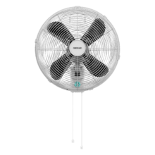 EnergySilence 4500 Power Wall Ventilateur mural de 16" avec 50 W, 3 vitesses et 4 pales. Utilisation facile.