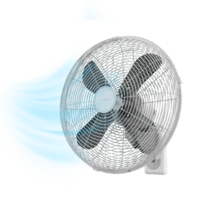 EnergySilence 4500 Power Wall Control Ventilateur mural de 16" et 50 W avec minuterie, contrôle à distance et écran.