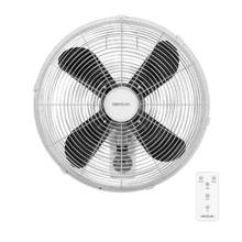 EnergySilence 4500 Power Wall Control Ventilateur mural de 16" et 50 W avec minuterie, contrôle à distance et écran.