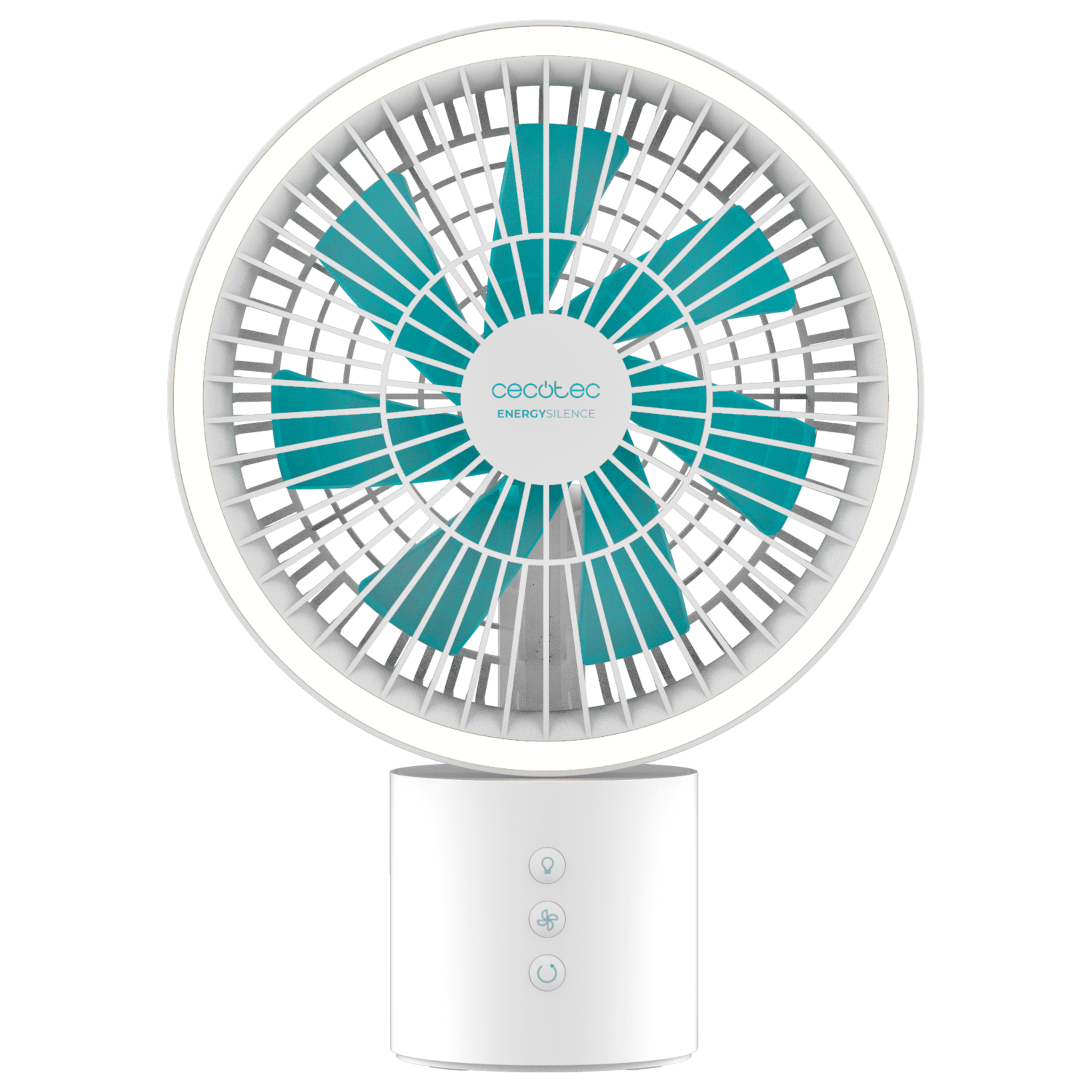 Ventilador portátil Cecotec EnergySilence 8000 Portable Light Desk con aspas azules