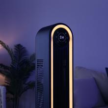 EnergySilence 9090 Skyline Smart Light Ventilador de torre con luz de 60 W y 42" con mando a distancia, control táctil, pantalla LED, temporizador y oscilación.