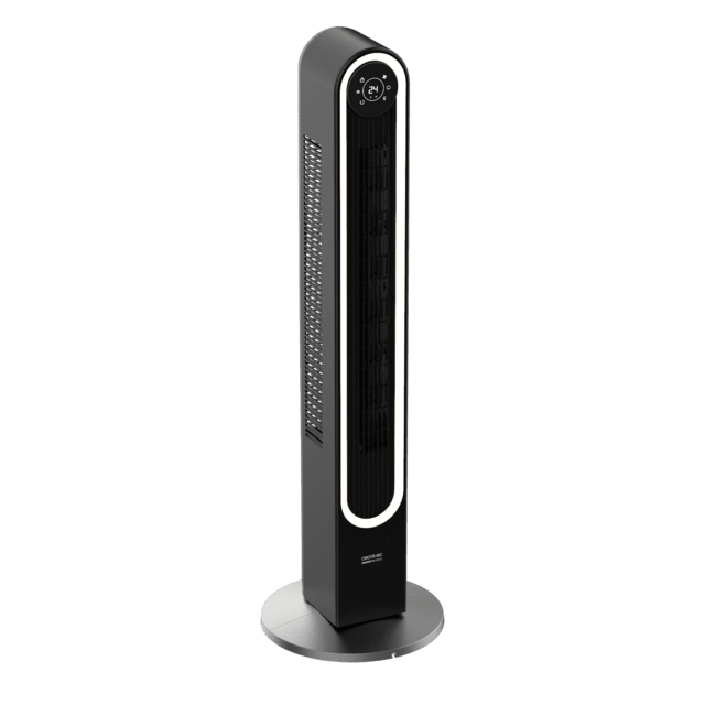 EnergySilence 9090 Skyline Smart Light Coluna de ar de 60 W e 42" com luz, controlo remoto, controlo tátil, ecrã LED, temporizador e oscilação.