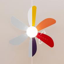 EnergySilence Aero 360 ColorFull Ventilatore da soffitto, 50 W e 36” con lampada, 3 velocità, 6 pale reversibili, modalità winter-summer con uso facile.