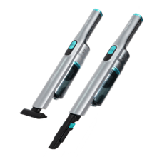 Conga Rockstar Micro Essential Aspiradora de mano con motor Digital Brushless de 90 W y 13 kPa de poder de succión. Autonomía de hasta 40 minutos. Dos modos de potencia. Con accesorio 2en1, accesorio de tapicerías y base de autocargado.