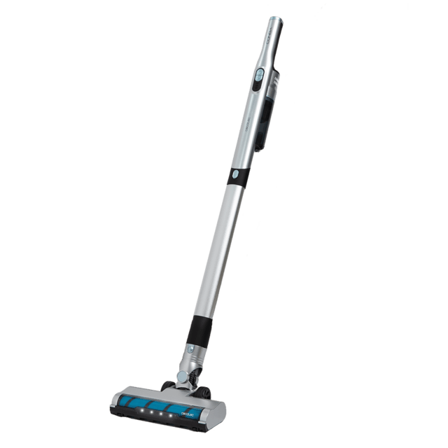 Scopa senza filo Conga Rockstar Agile Jalisco Bagless dal design ultraleggero (meno di 1 kg in mano e 1,6 kg intero) e motore Digital Brushless da 210 W e 20 kPa di potenza di aspirazione. Autonomia fino a 40 minuti. Due modalità di alimentazione. Tubo Jalisco e spazzola motorizzata. Con accessorio 2in1, accessorio per tappezzeria e supporto a parete.