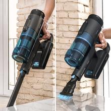 Conga Rockstar 350 Longlife Jalisco Aspirateur balai sans fil 3 en 1 avec cyclone parallèle. Puissance 215 W et 12 kPa. 60 minutes d'autonomie. Pinceau Jalisco et réservoir de 500 ml.