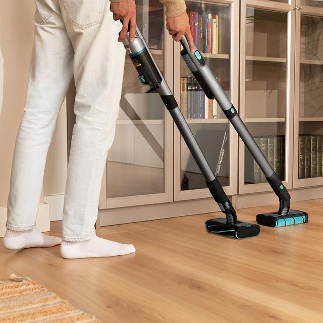 Aspirador escoba CECOTEC Scoba 2100 Twice con doble cepillo motorizado