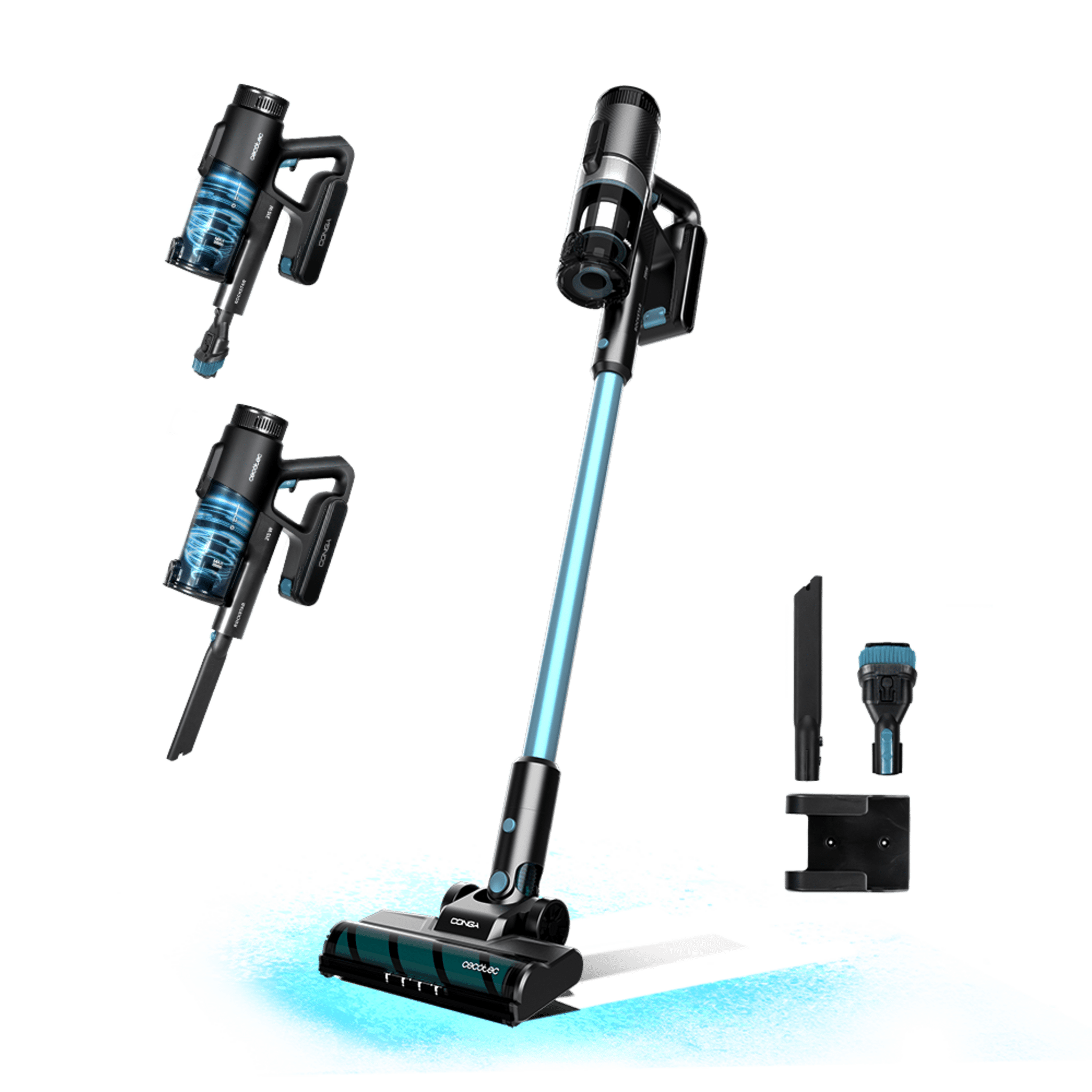 Aspirapolvere Verticale 2 In 1 Senza Fili, 400W, 13800Pa, Batteria 40 Min, Per Peli Animali, Classe A+++, 1L