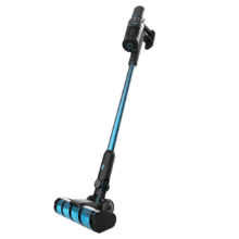 Aspirateur balai Conga Rockstar 3500 Storm Jalisco 3-en-1 avec cyclone parallèle. Puissance de 500 W, 30 kPa et 150 aW. 70 minutes d'autonomie. Tube rigide, brosse Jalisco et accessoire spécial pour meubles et coins.