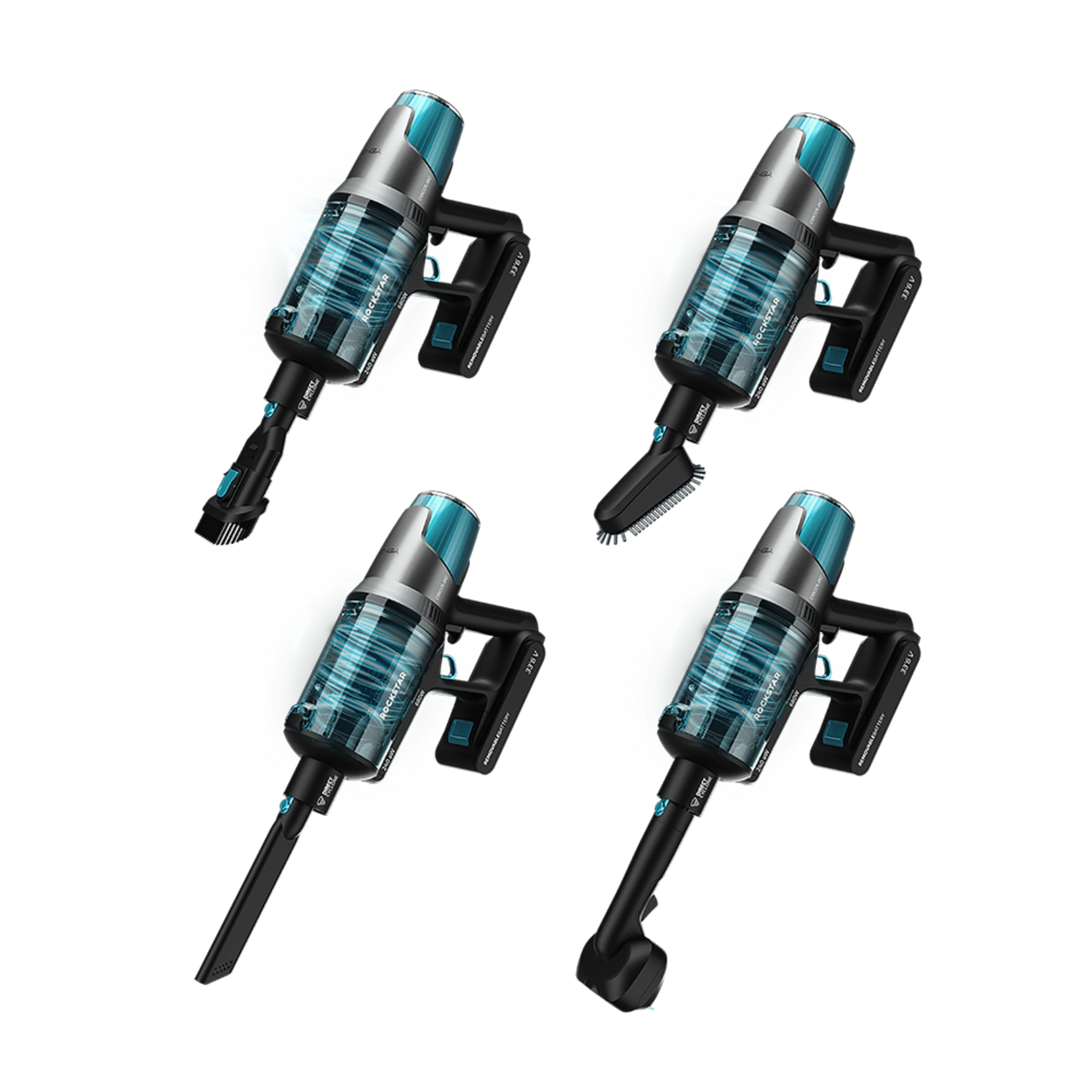Aspirador vertical Cecotec Conga Rockstar 7500 Astral Jaliscazo Animal 680W  4 en 1 azul