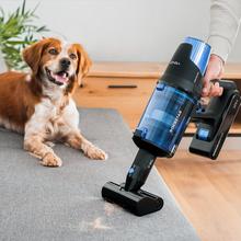 Conga Rockstar 8500 Infinity ErgoWet Animal Turbo Aspirateur-balai 4 en 1 avec une puissance de 680 W, 30 kPa et 100 minutes d’autonomie. Brosse Jalisco. 250 aW de puissance. Réservoir d’eau, accessoire spécial pour les poils d’animaux et accessoire motorisé.