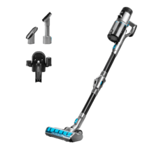 Conga Rockstar Premium aspirateur vertical numérique 3-en-1 avec 480 W de puissance. 150 aW. 30 kPa. Autonomie de 100 minutes. Brosse Jalisco. Brosse multifonction. Réservoir de 700 ml. Tube flexible.