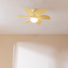 EnergySile Aero 3600 Visi Full SunLight Ventilatore da soffitto, 50 W e 36” con lampada, 3 velocità, 6 pale reversibili, modalità winter-summer con uso facile.