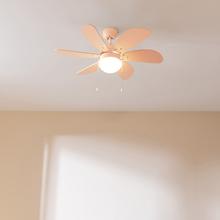 EnergySilence Aero 3600 Vision Full Orange Ventilatore da soffitto, 50 W e 36” con lampada, 3 velocità, 6 pale reversibili, modalità winter-summer con uso facile.