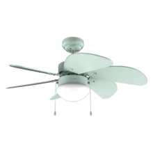 EnergySilence Aero 3600 Vision Full Mint 50 W 36" Deckenventilator mit Lampe, 3 Geschwindigkeiten, 6 umkehrbare Flügel, Winter-Sommer-Modus und einfache Bedienung.