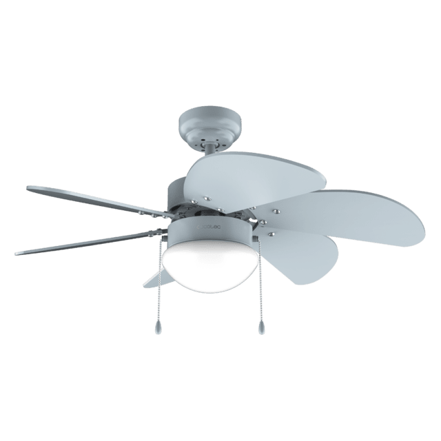 EnergySilence Aero 3600 Vision Full Sky Ventilateur de plafond de 50 W et 36” avec lampe, 3 vitesses, 6 pales réversibles et mode hiver-été. Facile à utiliser.