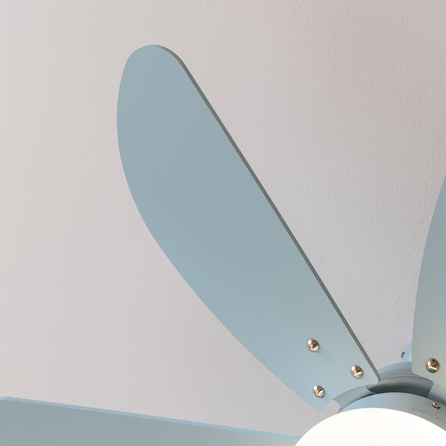 EnergySilence Aero 3600 Vision Full Sky Ventilateur de plafond de 50 W et 36” avec lampe, 3 vitesses, 6 pales réversibles et mode hiver-été. Facile à utiliser.