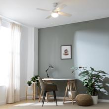 EnergySilence Aero 450 FullWhite Ventilatore da soffitto da 50 e W 42" con luce, 3 velocità, 4 pale e modalità inverno-estate.