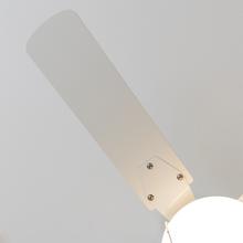 EnergySilence Aero 450 FullWhite Ventilatore da soffitto da 50 e W 42" con luce, 3 velocità, 4 pale e modalità inverno-estate.