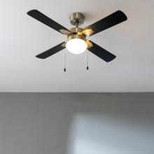 EnergySilence Aero 450 GoldBlack 50 W, ventilateur de plafond 42” avec lumière, 3 vitesses, 4 pales et mode hiver-été.