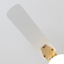 EnergySilence Aero 450 GoldWhite Ventilatore da soffitto da 50 e W 42" con luce, 3 velocità, 4 pale e modalità inverno-estate.