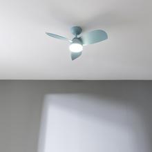 EnergySilence Aero 3050 Sky Ventoinha de teto de 35 W com motor DC e 36” com luz LED, controlo remoto, 6 velocidades, temporizador e 3 pás.