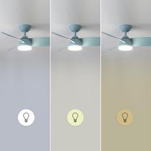 EnergySilence Aero 3050 Sky Ventilatore da soffitto da 35 W con motore DC e 36" con luce LED, telecomando, timer, 6 velocità e 3 pale.