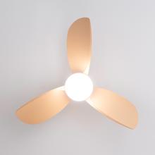 EnergySilence Aero 3050 Orange Deckenventilator 35 W mit DC-Motor und 36" mit LED-Licht, Fernbedienung, Timer, 6 Geschwindigkeiten und 3 Flügeln.