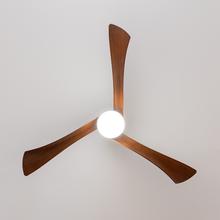 EnergySilence Aero 5285 DarkWood Ventilatore da soffitto, 40 W e 52” con motore DC, luce a LED da 18W, telecomando, timer e modalità winter-summer.