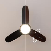 EnergySilence Aero 4265 GoldBlack Deckenventilator 65W 42" mit 18W LED Licht, Fernbedienung, programmierbare Timer, 3 Geschwindigkeiten, 3 Flügel.