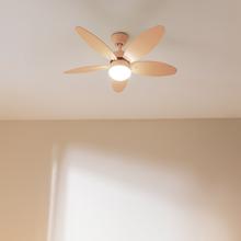 EnergySilence Aero 4260 Full Orange Ventilatore da soffitto, 40 W con motore DC e 42”, luce LED, telecomando, timer, 6 velocità e 5 pale reversibili.